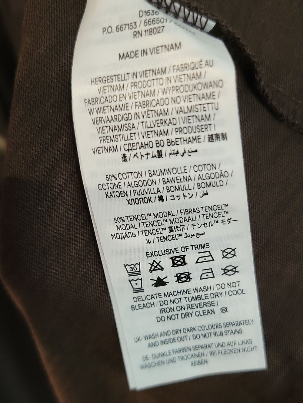 NWT Boden MAVIS Midi Shirt Dress 10 PETITE Bitter Chocolate - Picture 12 of 12